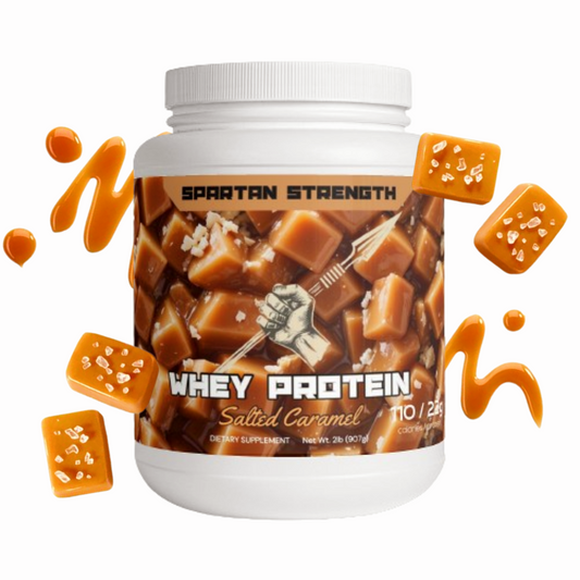 Whey Protein (Salty Caramel Flavour) - Spartan Strength supplements