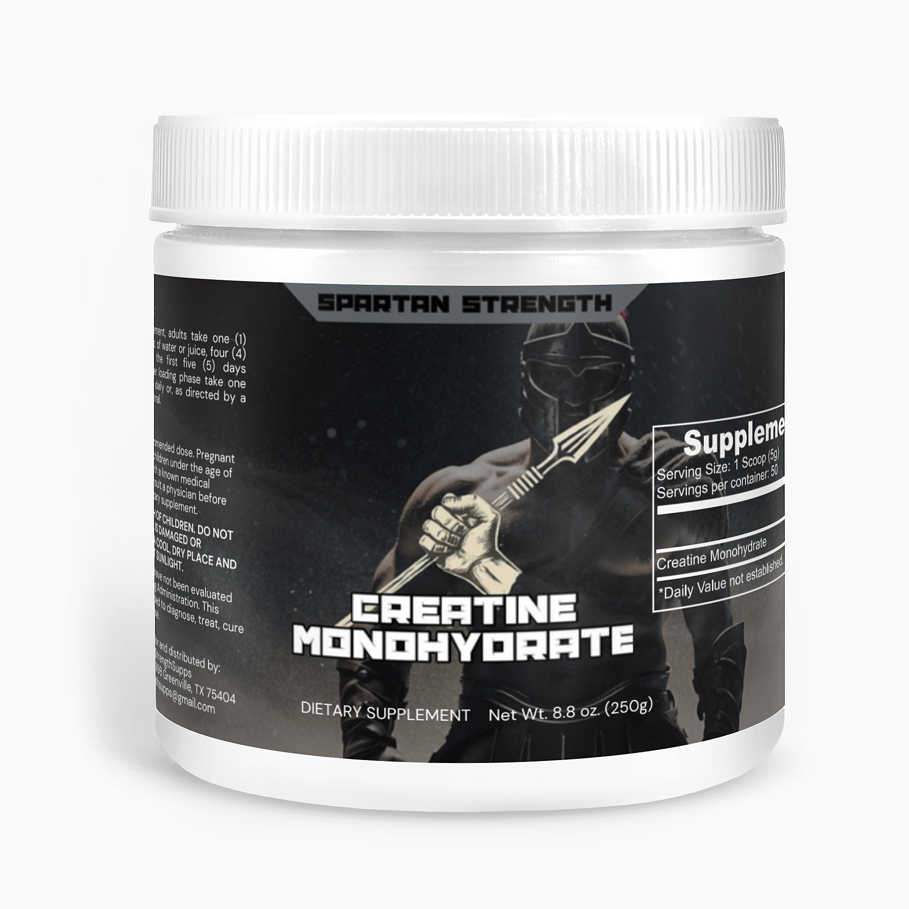 Creatine Monohydrate - Spartan Strength supplements